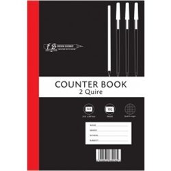 Hardcover Counter Book (A4 4-Quire Pack)